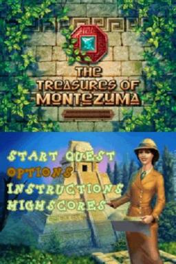 The Treasures of Montezuma Title Screen